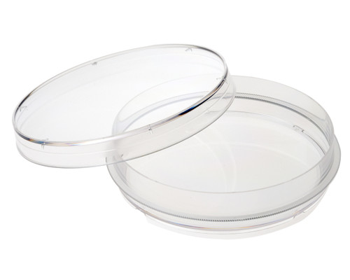 [GEN-CT-PTD10020] Polystyrene Petri Dish, 100 x 20mm, Sterile, RNase and DNase Free, w/Grip Ring